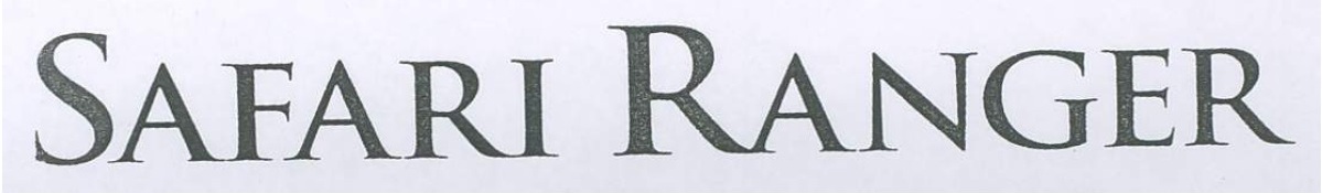Safari Ranger Device mark 992004 Trademark